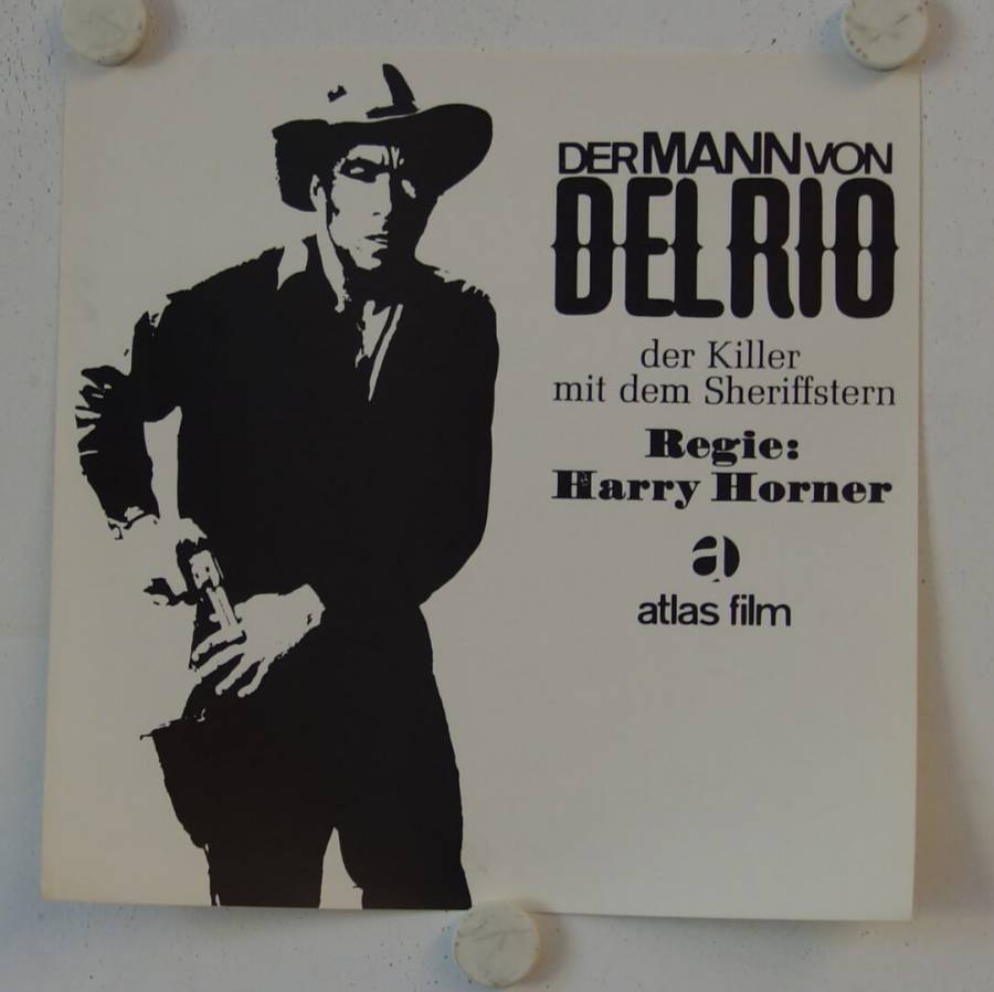 The Man from Del Rio re-release german movie poster